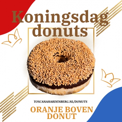 Koningsdag Oranje Boven Donut