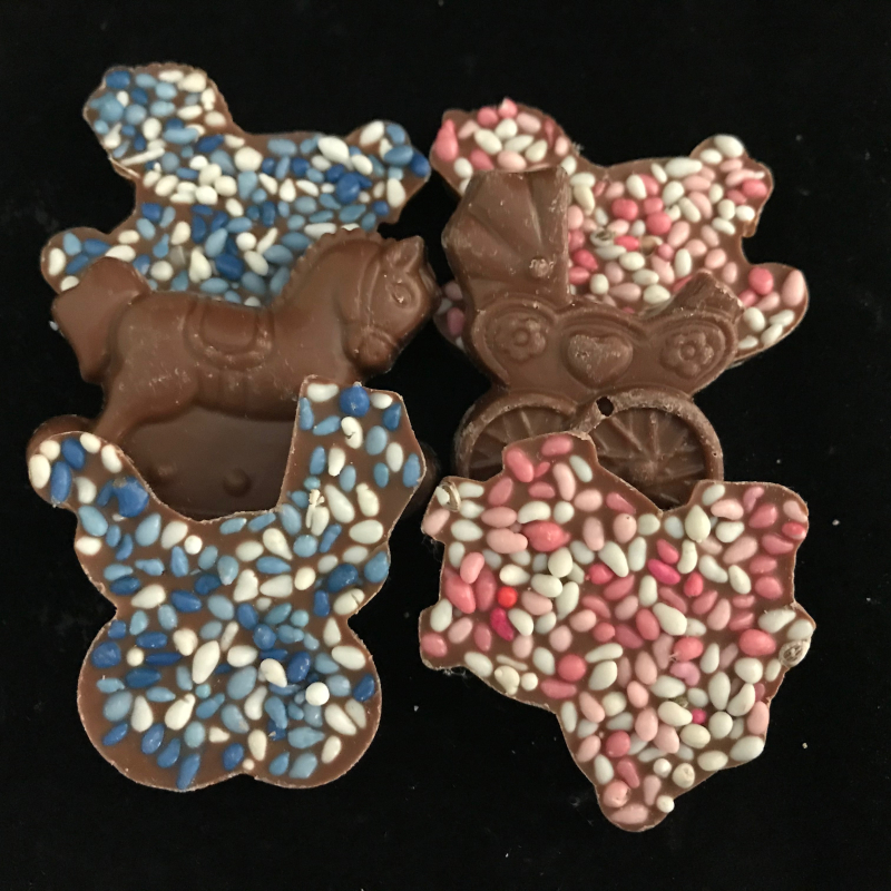 Geboorte chocolade