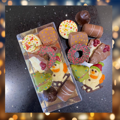 Doosje kerstchocolade